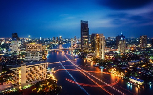 Image time lapse photography of city lights during night time