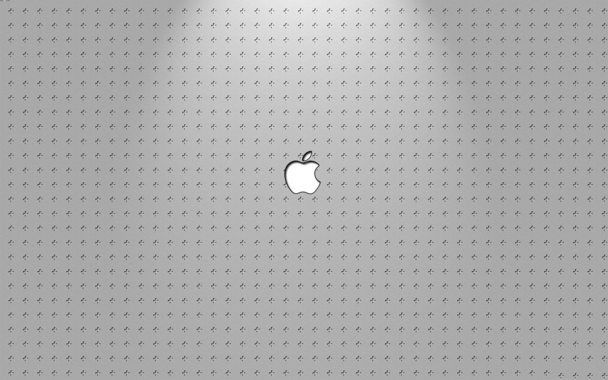 Silver Macbook on Black and White Polka Dot Textile. Wallpaper in 1920x1200 Resolution
