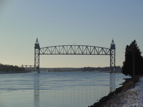 Image bridge over water during daytime