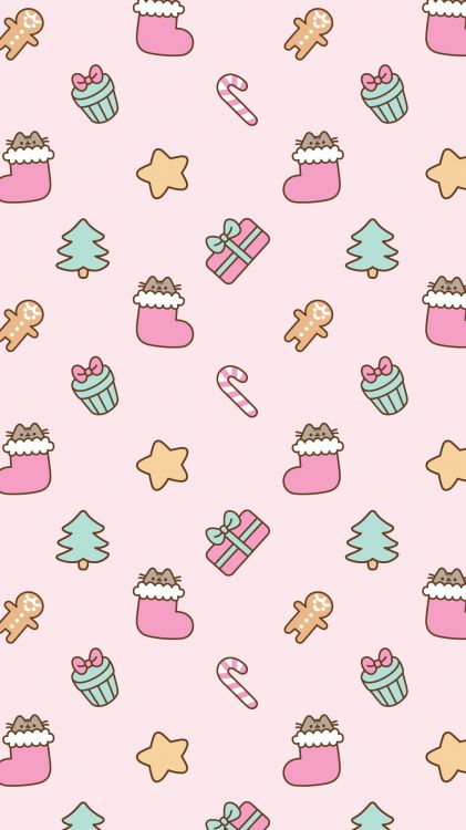 23 Cute Christmas Wallpapers  Snowman Pink Background  Idea Wallpapers   iPhone WallpapersColor Schemes