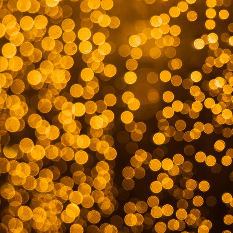 Lumières Bokeh Jaunes et Blanches. Wallpaper in 2732x2732 Resolution