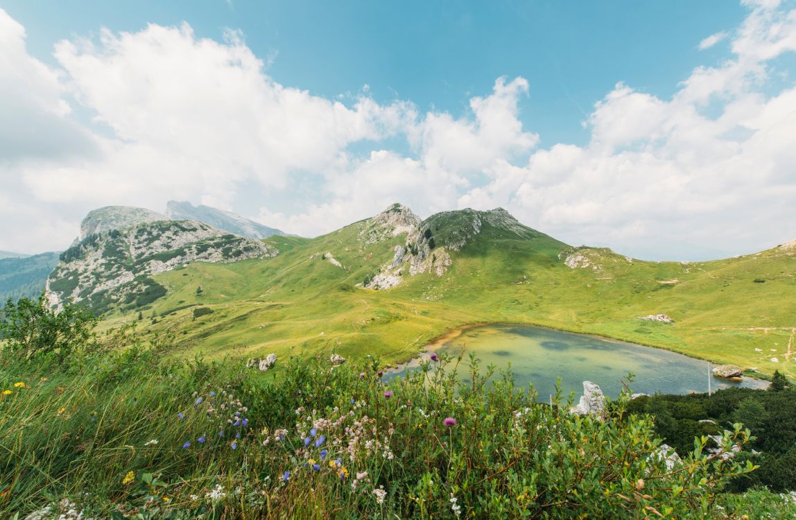 自然景观, 高地, 植被, 草 壁纸 7200x4700 允许