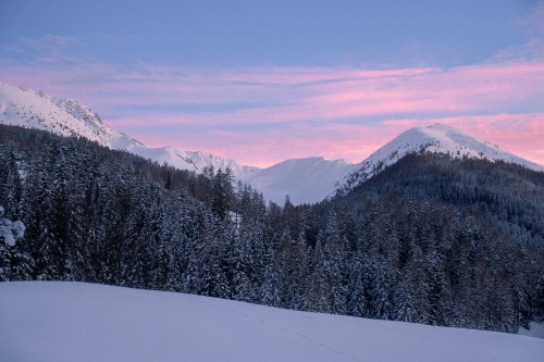 Image snow, winter, mountainous landforms, mountain, nature