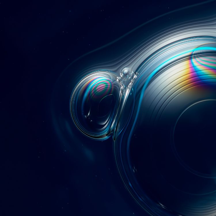 Fondos de Pantalla Huawei P60 Pro, Huawei, Fhd, Azul, Gráficos. Wallpaper in 2700x2700 Resolution