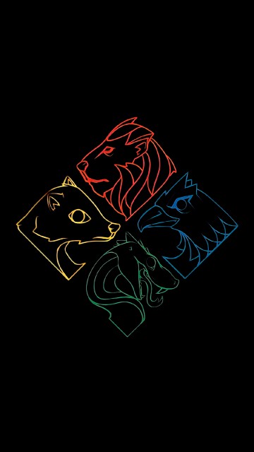 Image amoled, minimalist phone, felidae, symbol, snout