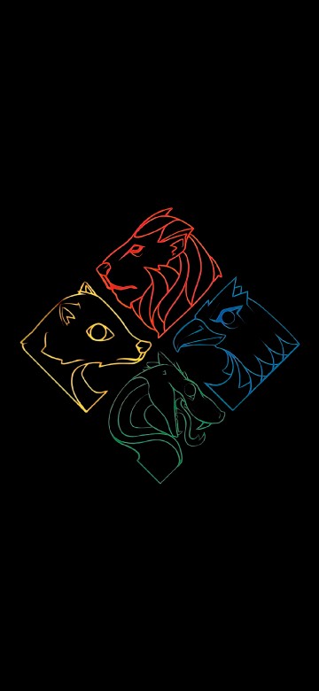Image amoled, minimalist phone, felidae, symbol, snout