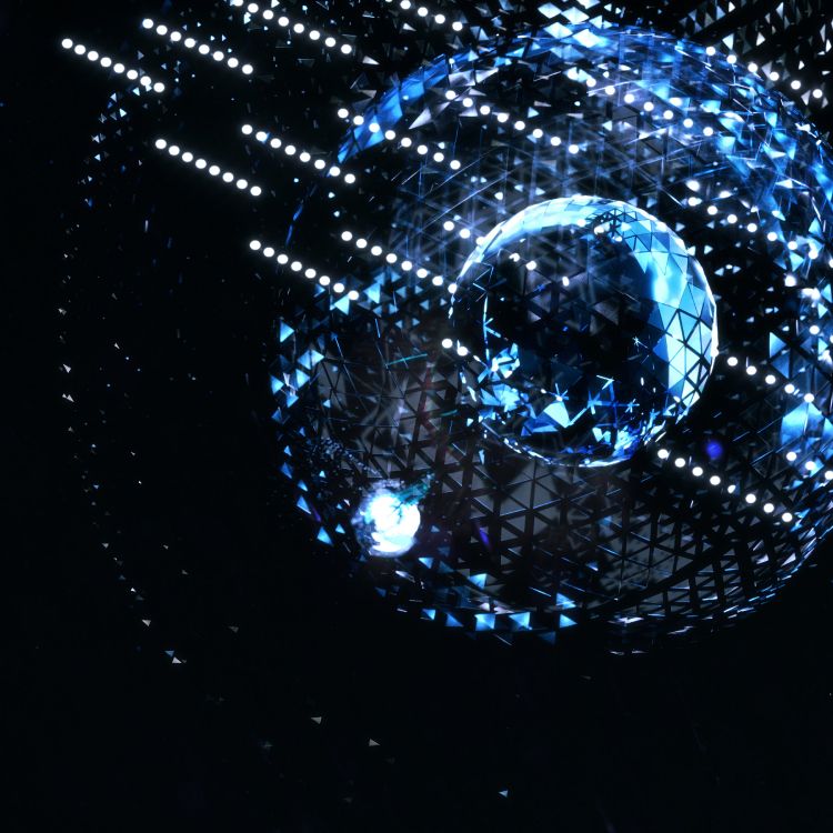 Eau, Blue, Cercle, Sphère, Espace. Wallpaper in 3600x3600 Resolution