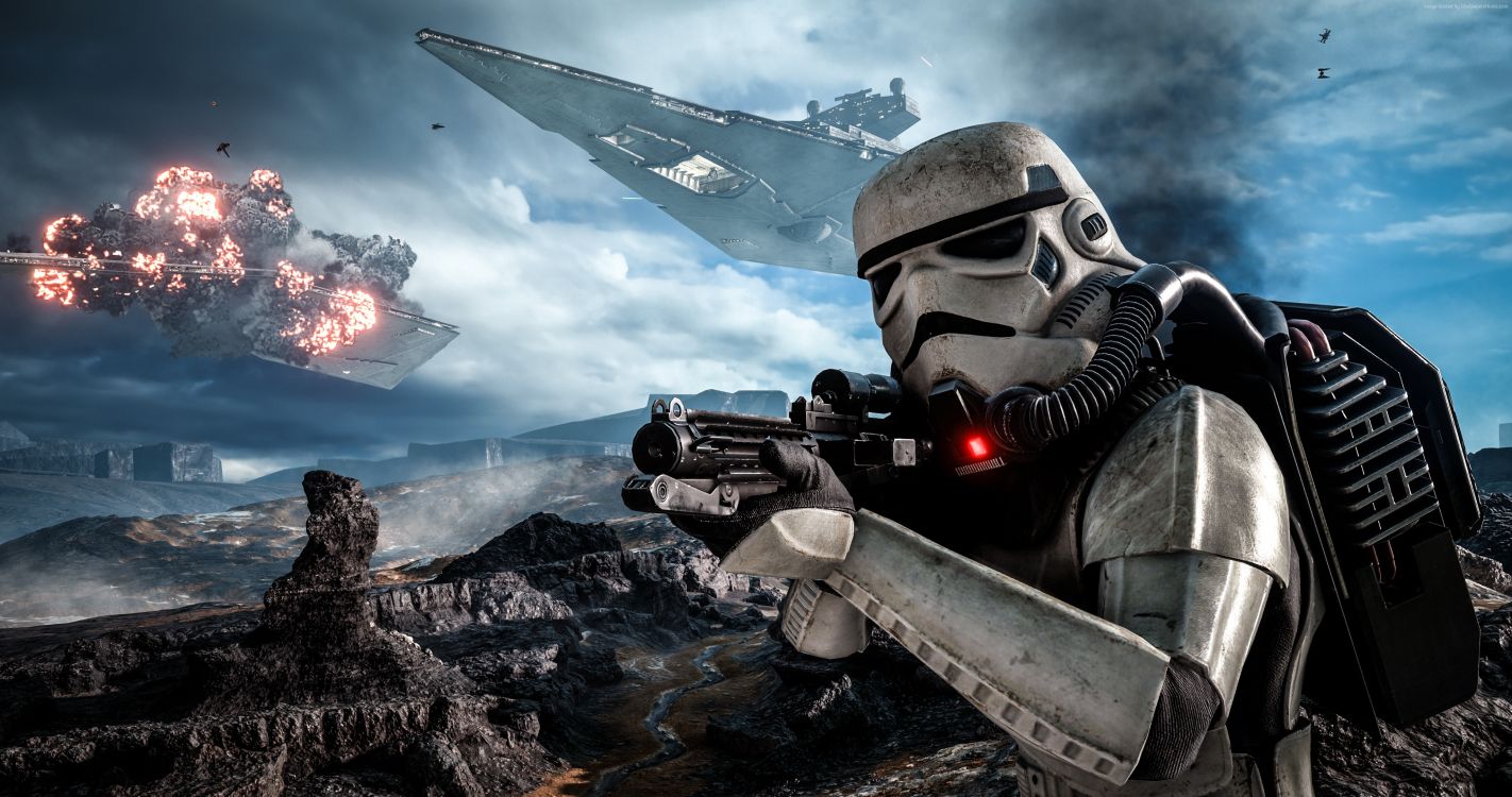 Star Wars Battlefront, Star Wars Battlefront Ii, Stormtrooper, Star Wars, Jeu Pc. Wallpaper in 4096x2160 Resolution