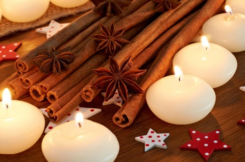 Image candle, Star anise, Anise, cinnamon, spice