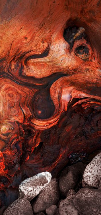 Artes Visuales, Naranja, Madera, Arte, Rojo. Wallpaper in 1420x3000 Resolution