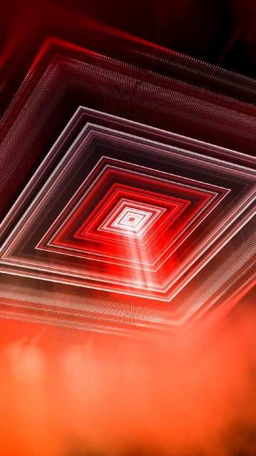 Image red and black square illustration