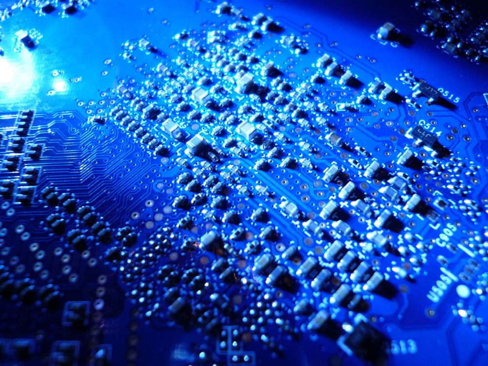 电子电路, 电子, 电蓝色的, 放下, 电网络 壁纸 3072x2304 允许