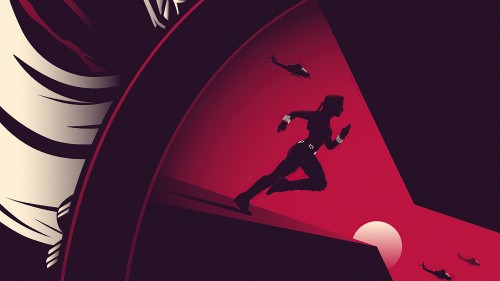 Image Black Widow Minimal Movie Poster