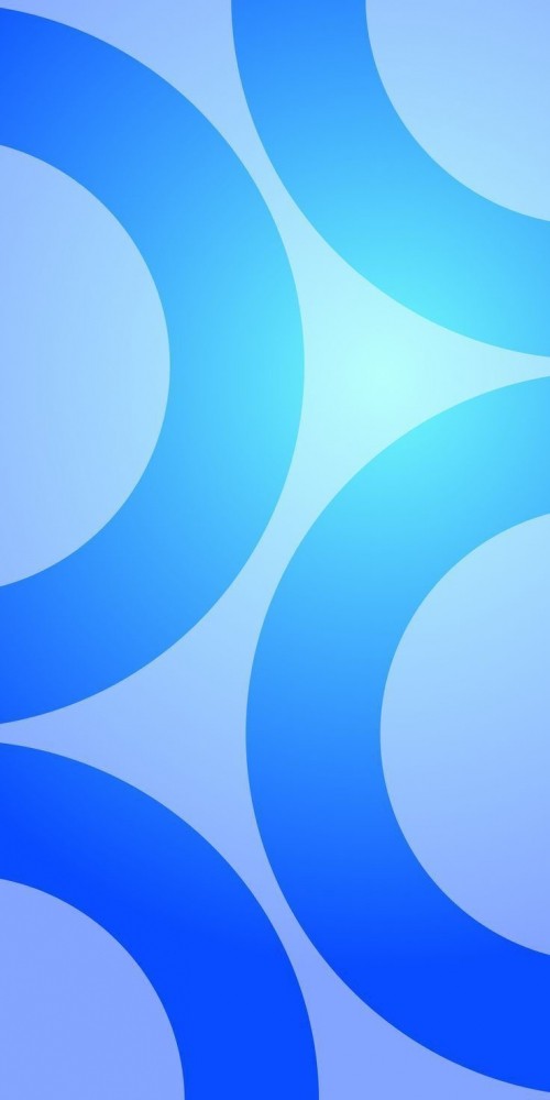 Image circle, graphic design, blue