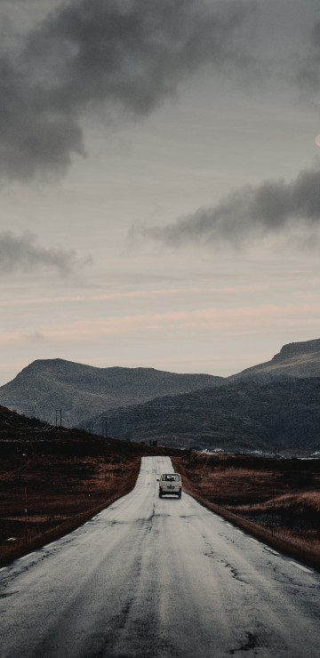 Image islam, road, highland, natural landscape, cloud