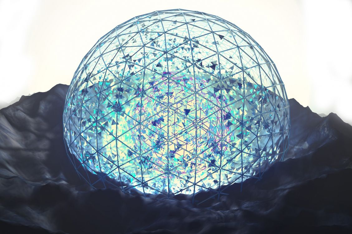 球体, 圆顶, 建筑, 圆圈, 对称 壁纸 2400x1593 允许