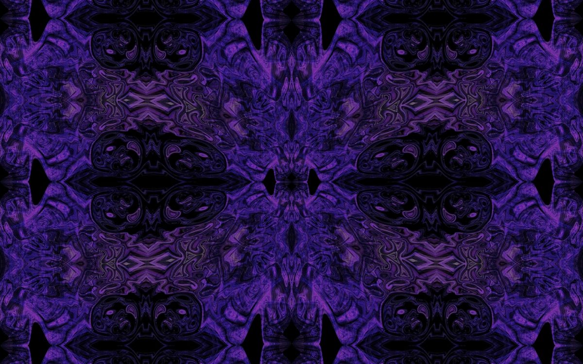 万花筒, 紫色的, 紫罗兰色, 对称, 分形技术 壁纸 2560x1600 允许