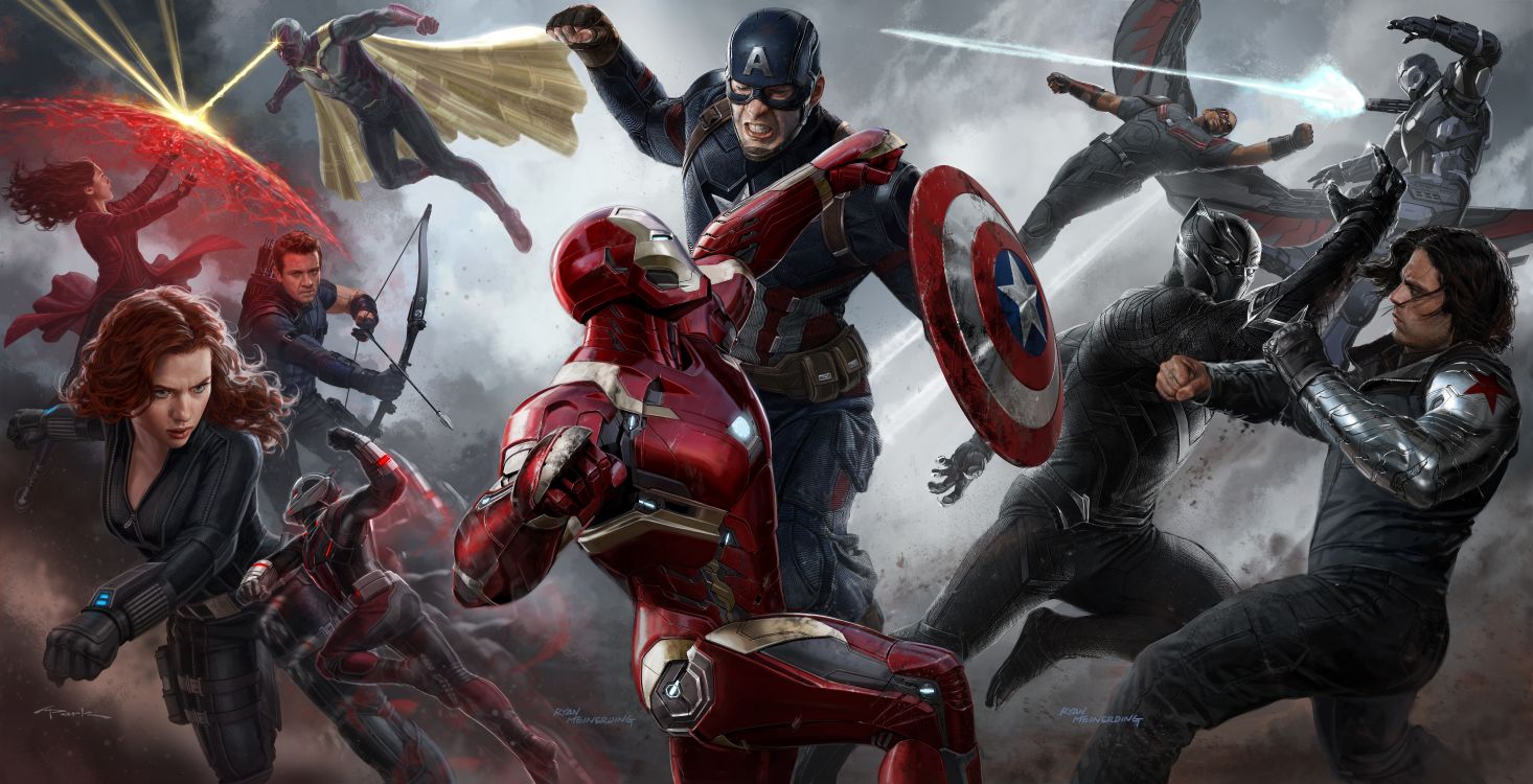 El Capitán América De La Guerra Civil, Capitán América, Superhéroe, Juego de Pc, Marvel Studios. Wallpaper in 11762x6017 Resolution