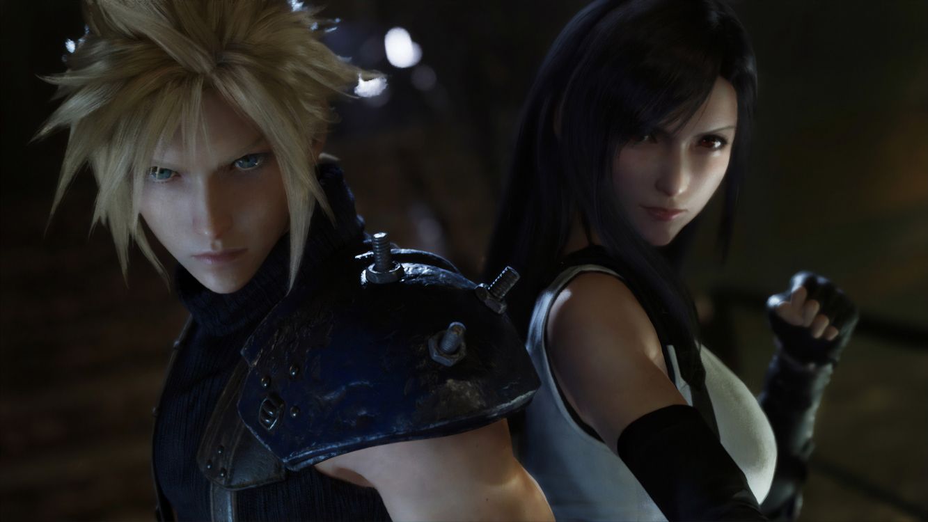Final Fantasy VII-Remake, Tifa Lockhart, Sephiroth, Kostüm, Games. Wallpaper in 2560x1440 Resolution