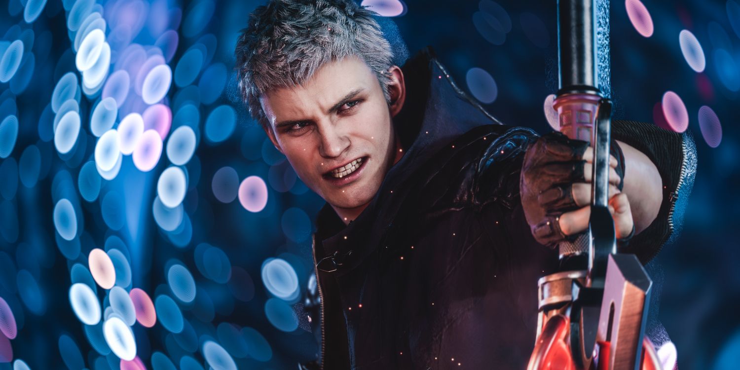 Devil May Cry, Devil May Cry 5, Nero, el Artista de Música, Músico. Wallpaper in 6400x3200 Resolution