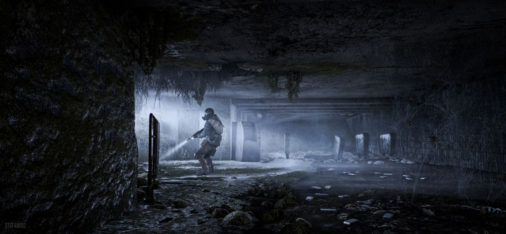 Atmosphäre, Kunst, Fiktion, Digital Compositing, Metro Exodus. Wallpaper in 3840x1776 Resolution