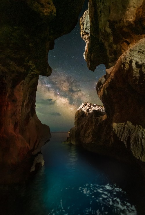 Image milky way, star, water, cloud, water resources