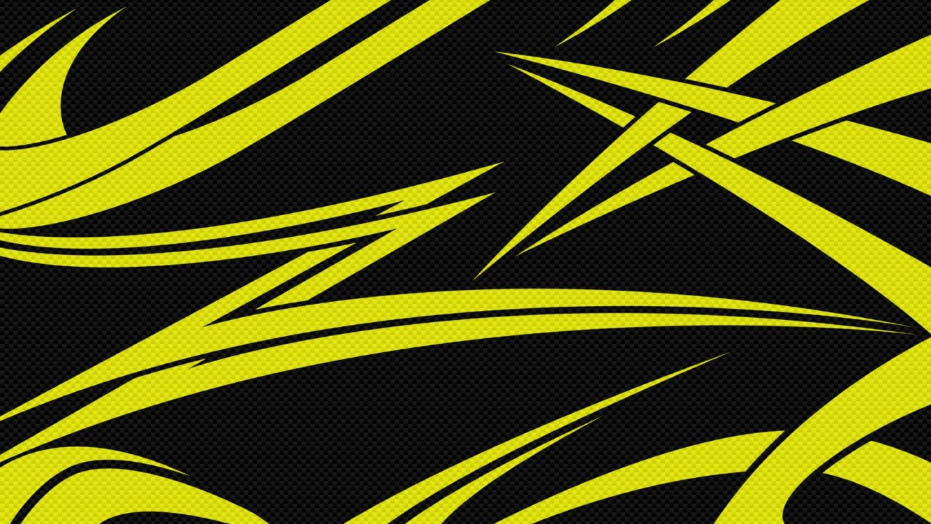Motif Zébré Jaune et Noir. Wallpaper in 3840x2160 Resolution