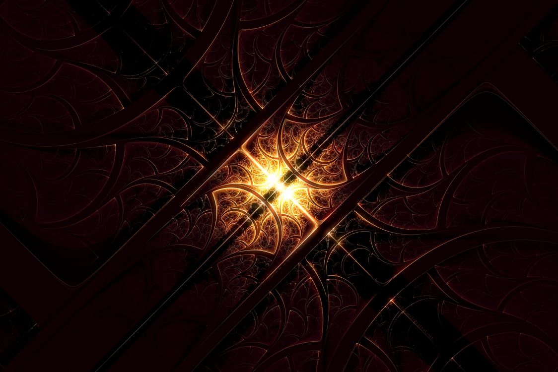 红色的, 光, 分形技术, 气氛, 空间 壁纸 3200x2134 允许