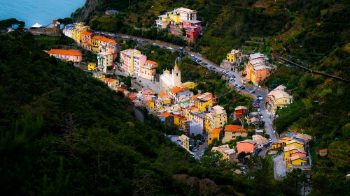 Image aerial view of city during daytime