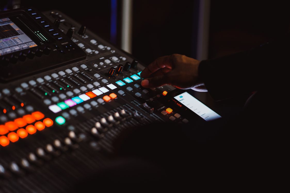 Mixing Console, Recording Studio, Audio Equipment, Electronics, Technology. Wallpaper in 7952x5304 Resolution