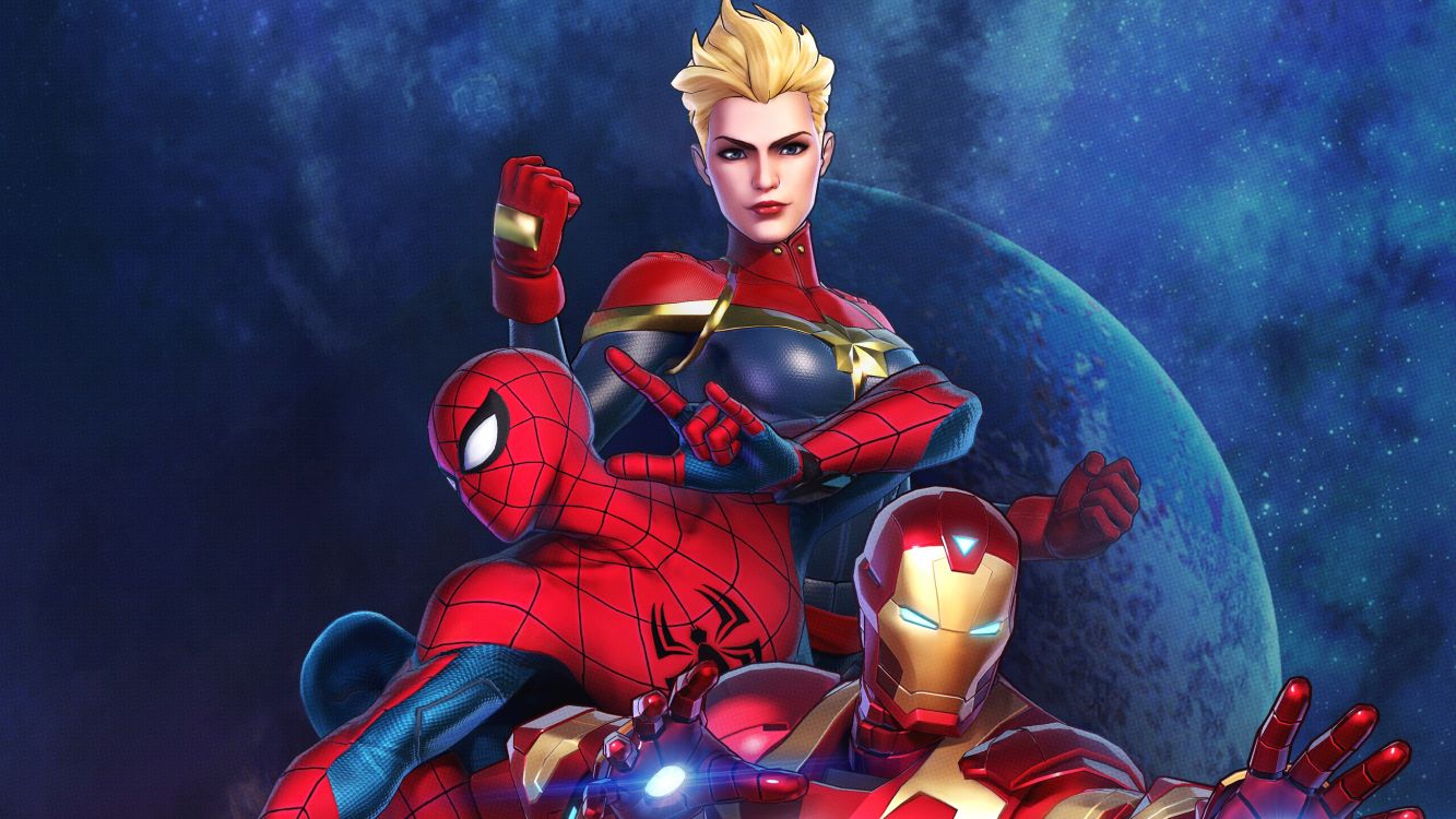 Marvel Ultimate Alliance, Superhelden, Held, Action-Figur, Nintendo Wechseln. Wallpaper in 2729x1535 Resolution