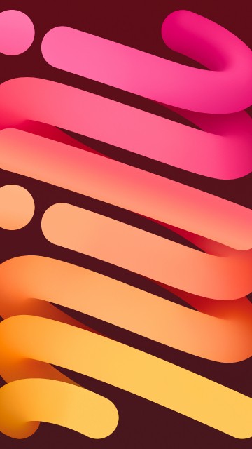 Image iPad Mini Stock Wallpaper in 4K Resolution (Pink) – Light (for iPad)