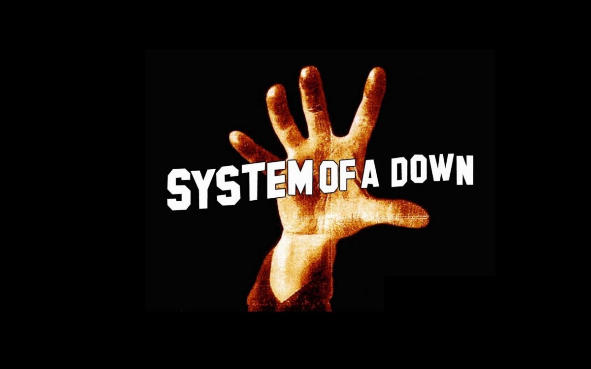 System Of A Down, Rock, Firmenzeichen, Hand, Finger. Wallpaper in 2560x1600 Resolution