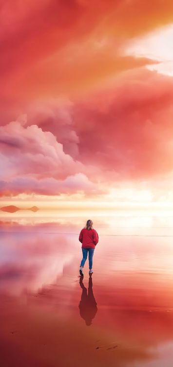 Cloud, Atmosphäre, Ökoregion, Menschen in Der Natur, Afterglow. Wallpaper in 1421x3001 Resolution