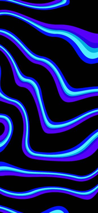 Violeta, Diseño Gráfico, Azul, Luz, Azure. Wallpaper in 2410x5218 Resolution