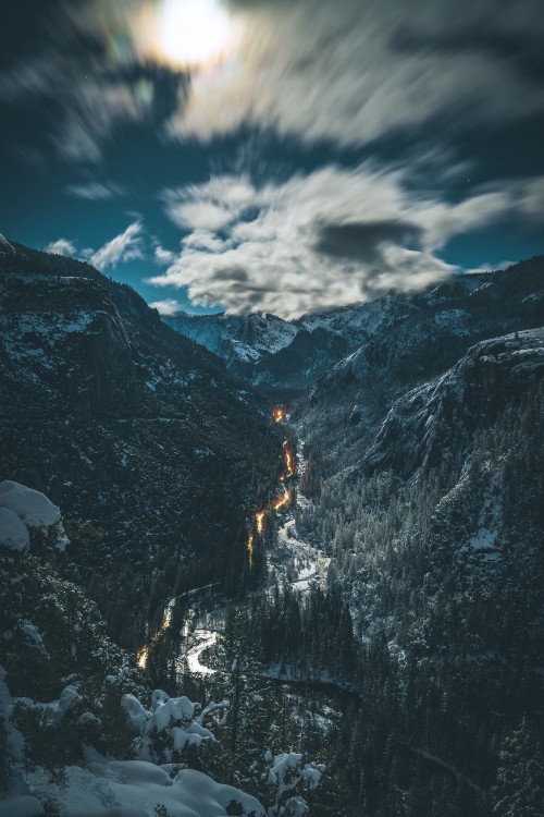 Image mountainous landforms, mountain, nature, cloud, mountain range