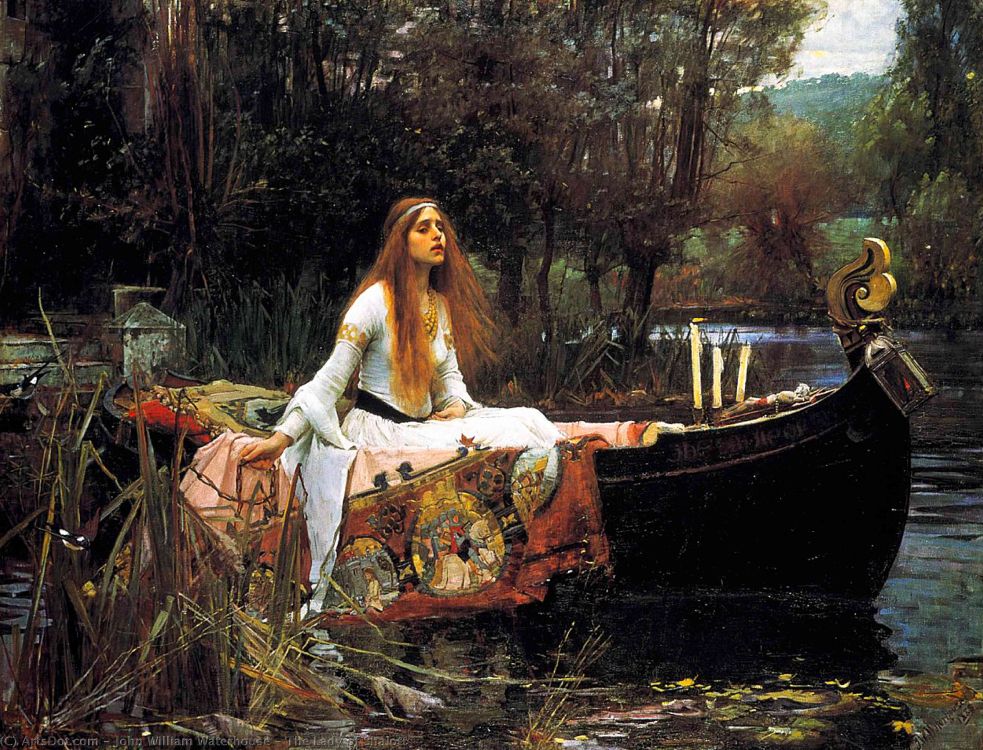 La Dame de Shalott, Poésie, Fraternité Préraphaélite, Art, Arts Visuels. Wallpaper in 4205x3206 Resolution