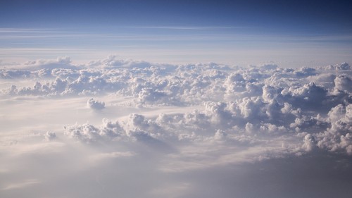 Image white clouds and blue sky during daytime