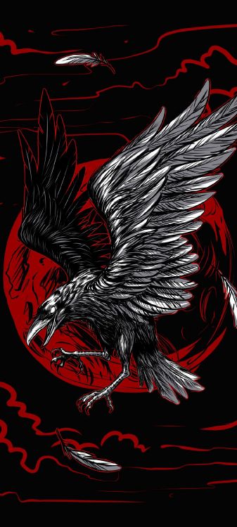 Ala, Camiseta, Camisa, Ave, Criatura Mítica. Wallpaper in 1080x2400 Resolution