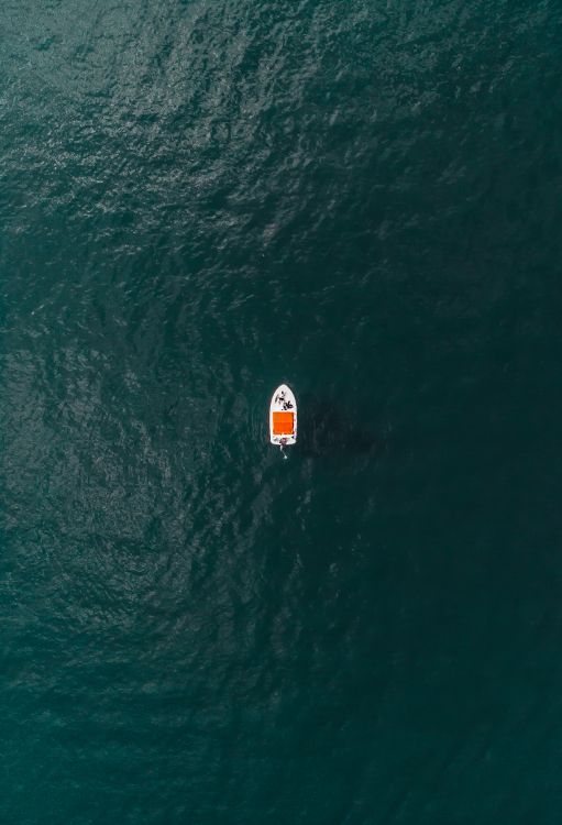 Bateau Blanc Sur le Plan D'eau Pendant la Journée. Wallpaper in 2759x4047 Resolution