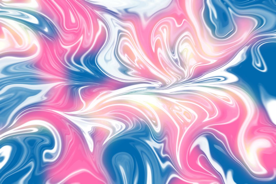 Pintura Abstracta Rosa Blanca y Azul. Wallpaper in 4752x3168 Resolution