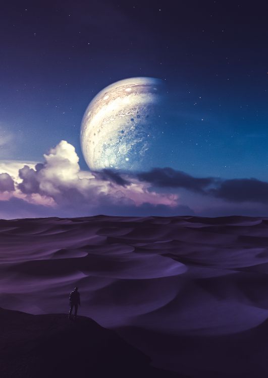 Ambiente, Naturaleza, Entorno Natural, Luna, Paisaje Natural. Wallpaper in 2900x4096 Resolution