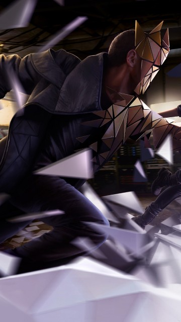 Image purple, graphics, anime, gameplay, Eidos Montral