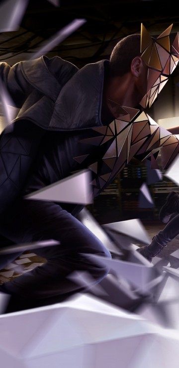 Image purple, graphics, anime, gameplay, Eidos Montral