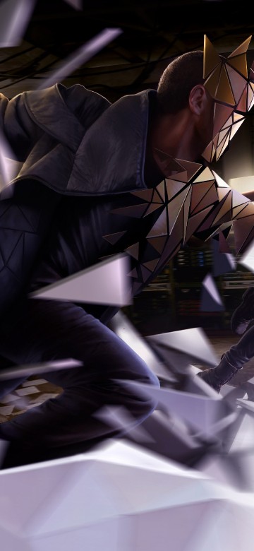 Image purple, graphics, anime, gameplay, Eidos Montral