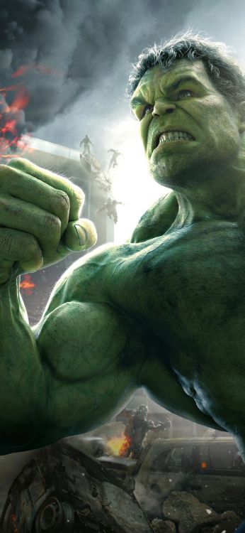 Mark Ruffalo, Hulk, Avengers Age of Ultron, Ella Hulk, Superhéroe. Wallpaper in 1080x2340 Resolution