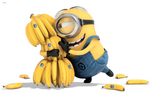 Image minion wearing yellow suit plush toy