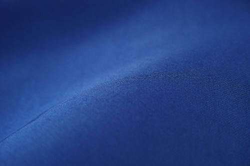 Image blue textile in close up photography