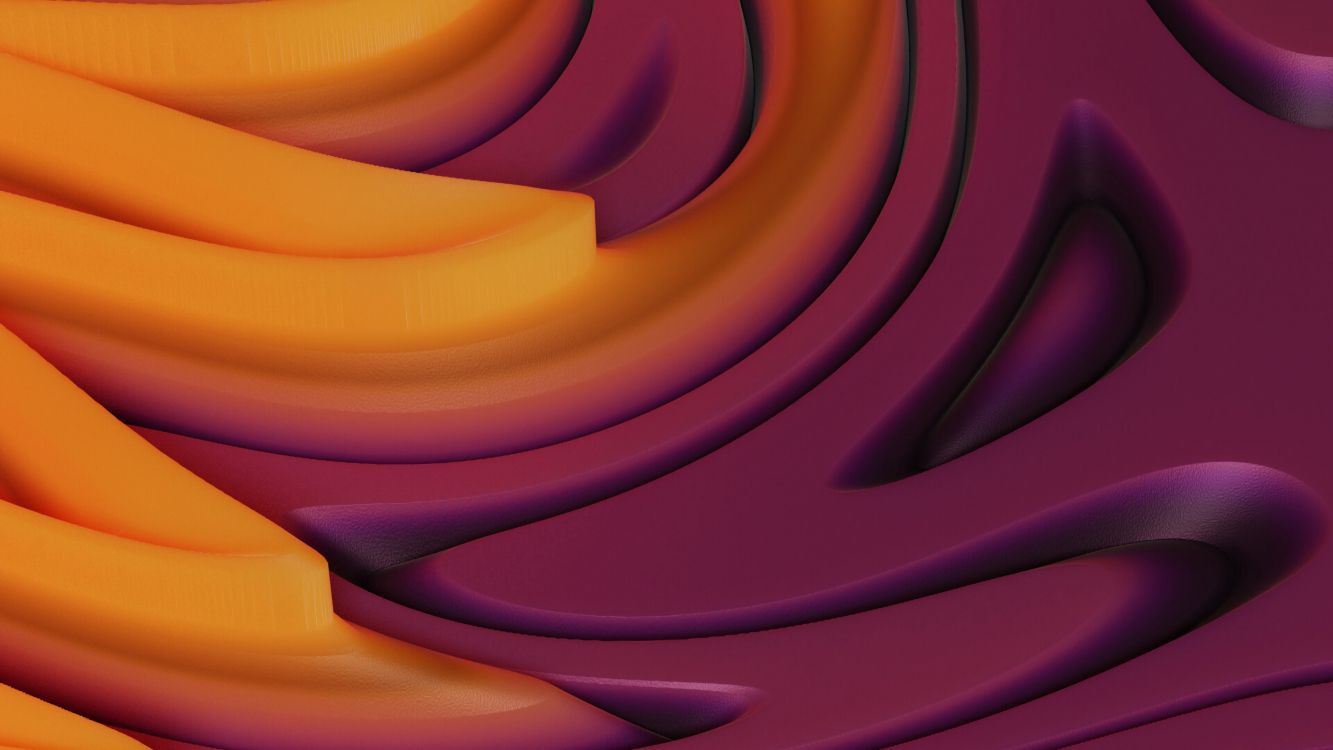 紫罗兰色, 圆圈, 橙色, 艺术, 平板电脑 壁纸 3840x2160 允许