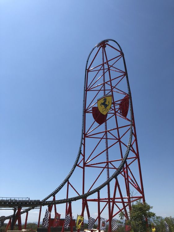 roller coaster, ferris wheel, leisure, landmark, iron